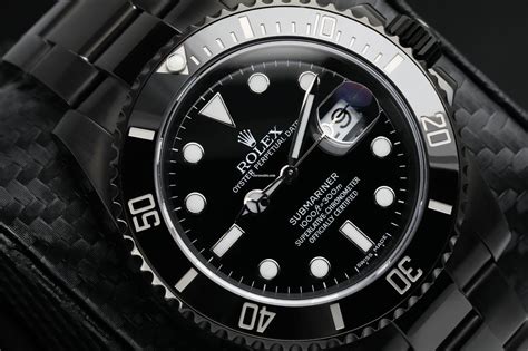 rolex all black dial|rolex submariner date black.